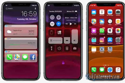 download tema oppo iphone ios 11 pro