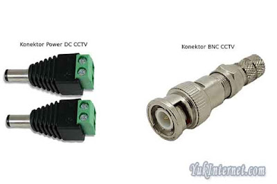 konektor cctv power dc dan bnc